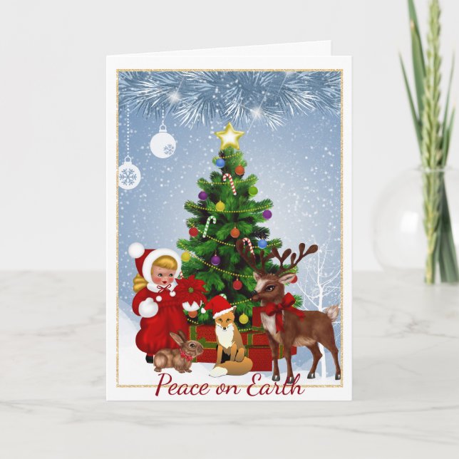 Peace on Earth Christmas Card (Front)