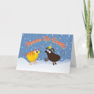 Peace on Earth Christmas Card