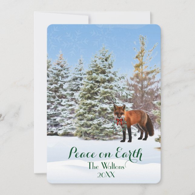 Peace on Earth Christmas Card (Front)