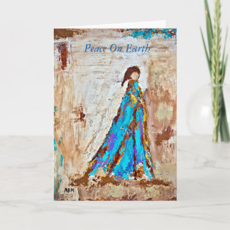 Peace on Earth Christmas card (blank inside)