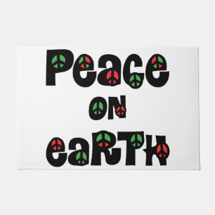 Peace On Earth Christmas Doormat