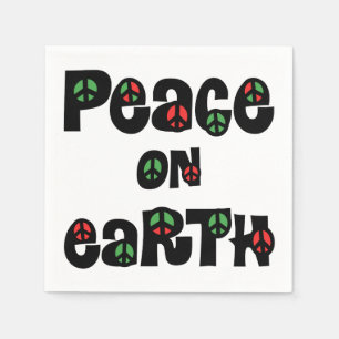 Peace On Earth Christmas Napkin