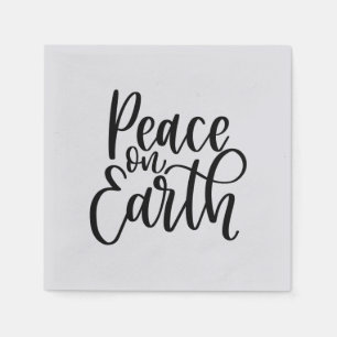 Peace on Earth Christmas Napkin