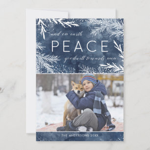 Peace On Earth - Christmas Photo Card