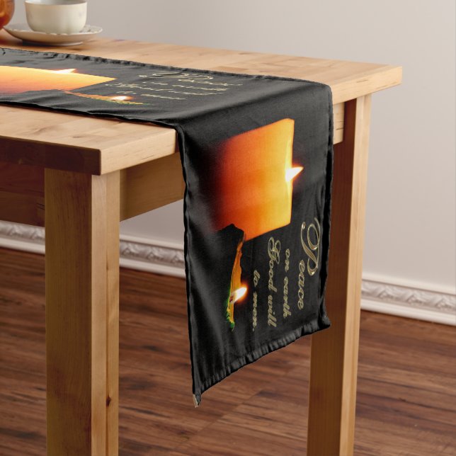 Peace on Earth Christmas Table Runner (In Situ)