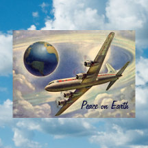 Peace on Earth Christmas, Vintage Aeroplane World