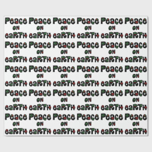 Peace On Earth Christmas Wrapping Paper