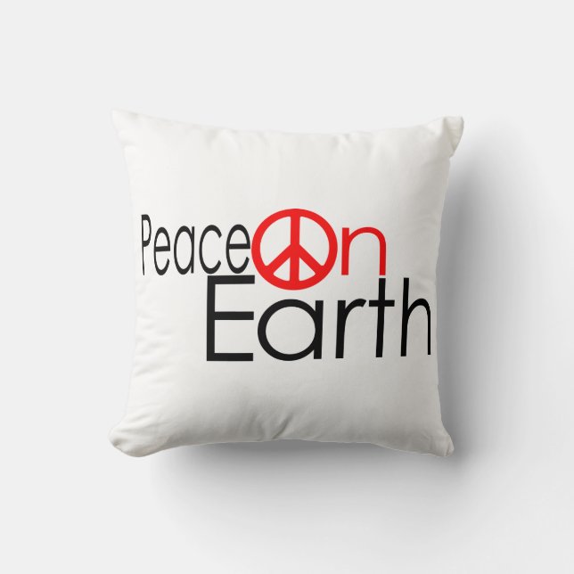 Peace on Earth Cushion (Front)