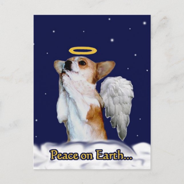 Peace on Earth Dott Angel Postcard (Front)