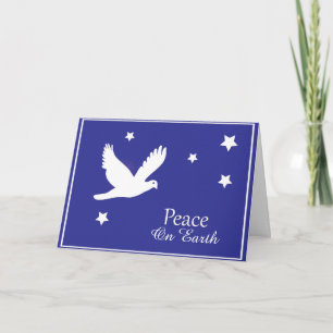Peace on Earth Dove Christmas Card