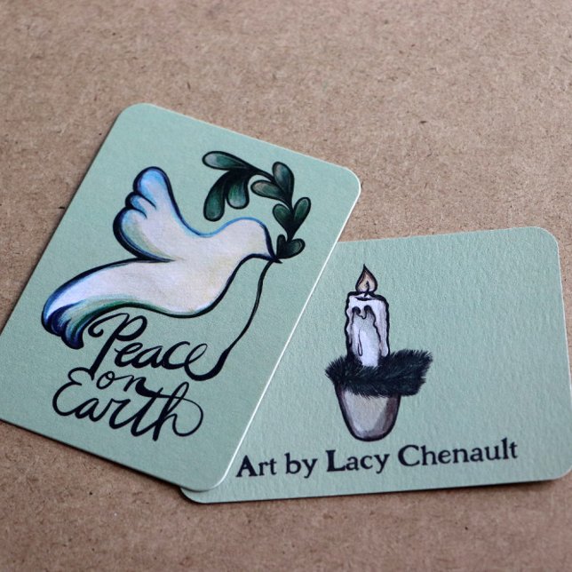 Peace on earth dove of hope peaceful art        card (Creator Uploaded)