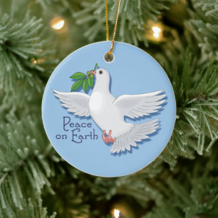 Peace on Earth Dove Ornament