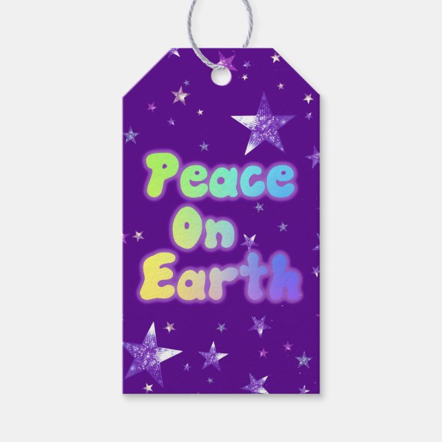 Peace On Earth Gift Tags (Front)