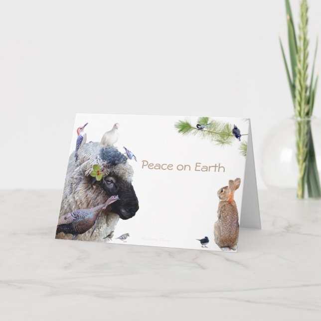 Peace on Earth: Good will towards All Holiday Card (Front)