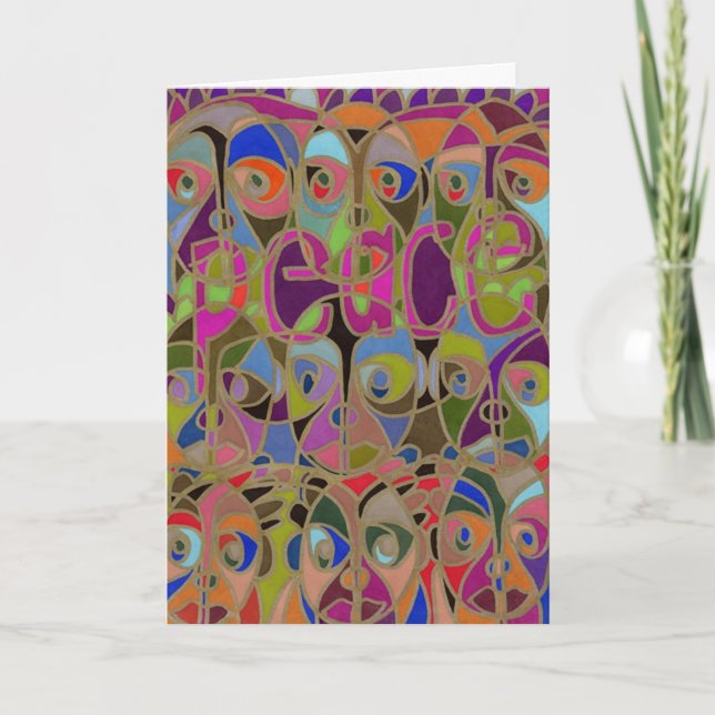 peace on earth.  goodwill at last holiday card (Front)