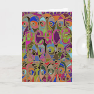 peace on earth. goodwill at last holiday card