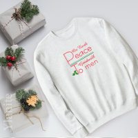 Peace on Earth Goodwill ChristmasT-Shirt