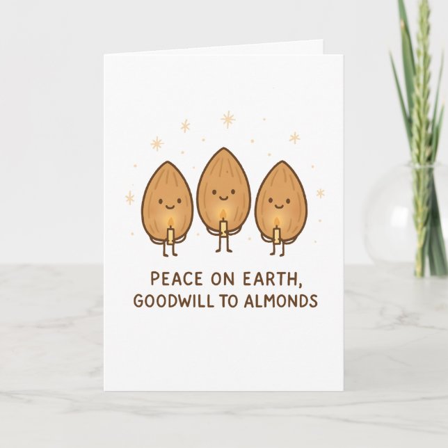Peace on Earth, Goodwill - Funny Christmas Card (Front)