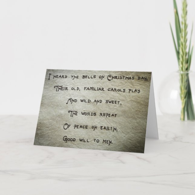 Peace on Earth Holiday Card (Front)