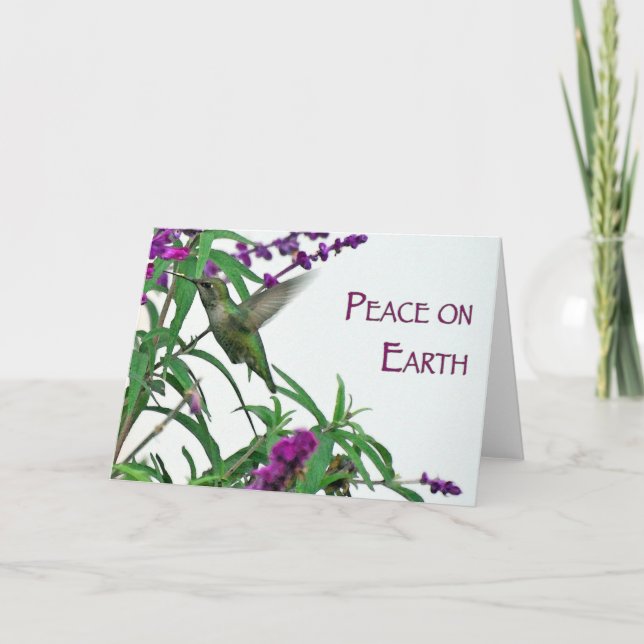 Peace on Earth Holiday Card (Front)