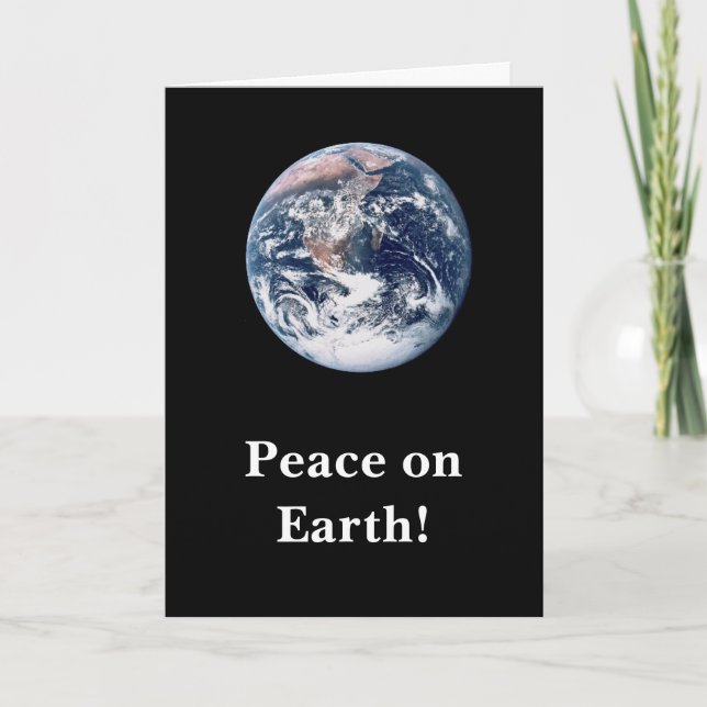 Peace on Earth! Holiday Card (Front)
