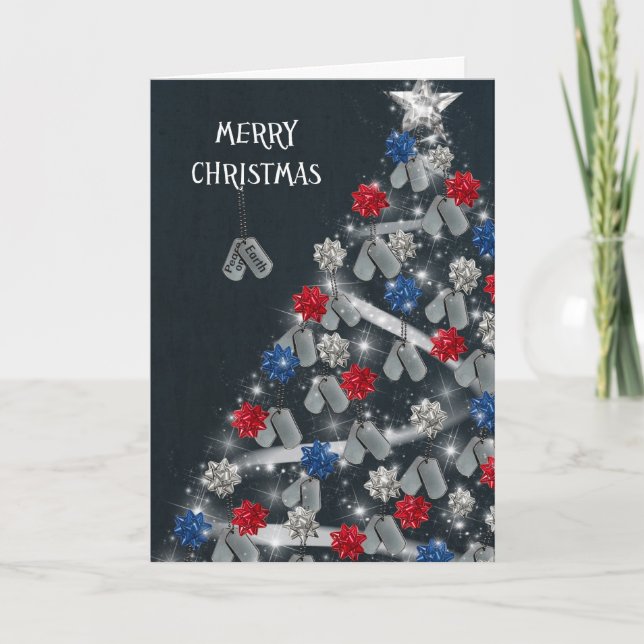 Peace On Earth Holiday Card (Front)