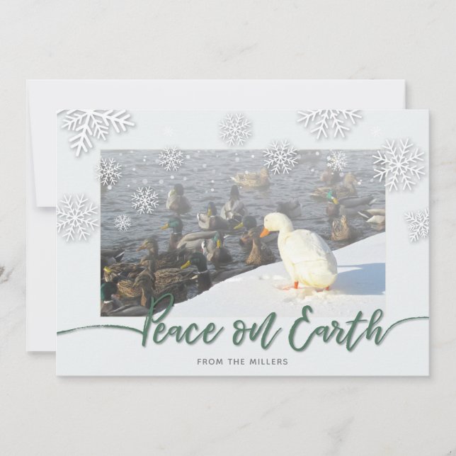 Peace on Earth Holiday Card (Front)