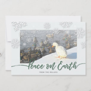 Peace on Earth Holiday Card