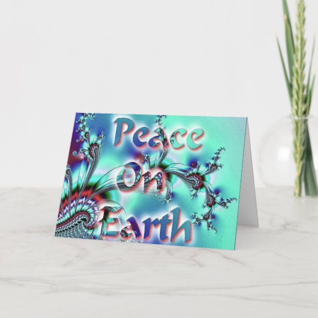 Peace On Earth Holiday Card (Front)