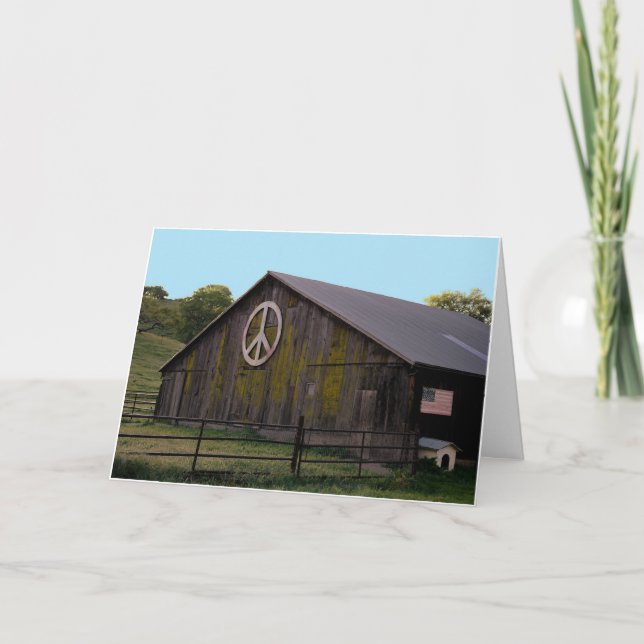 Peace On Earth Holiday Card (Front)