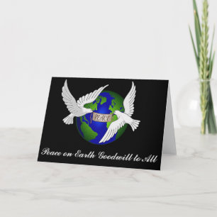 Peace On Earth Holiday Card