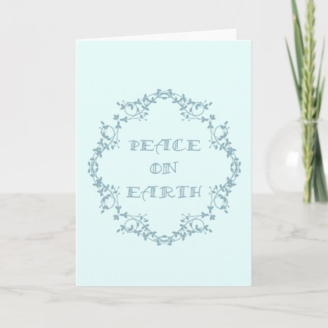 Peace on Earth Holiday Card (Front)