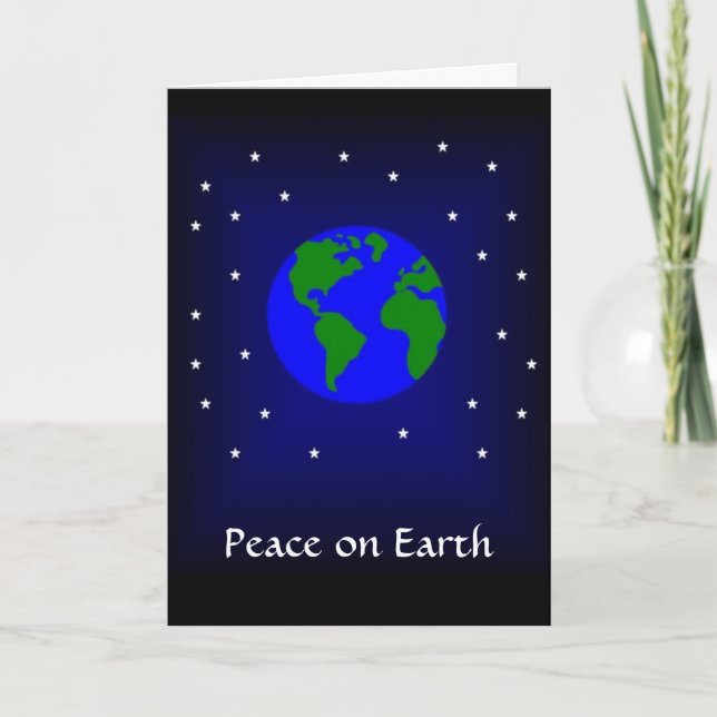 Peace on Earth holiday card (Front)