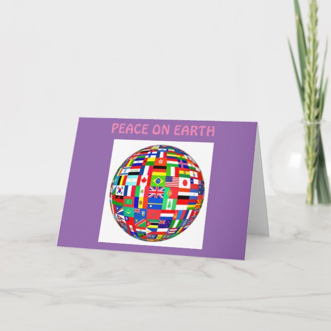 PEACE ON EARTH HOLIDAY CARD (Front)