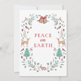 Peace on Earth - Holiday Card - No Photo
