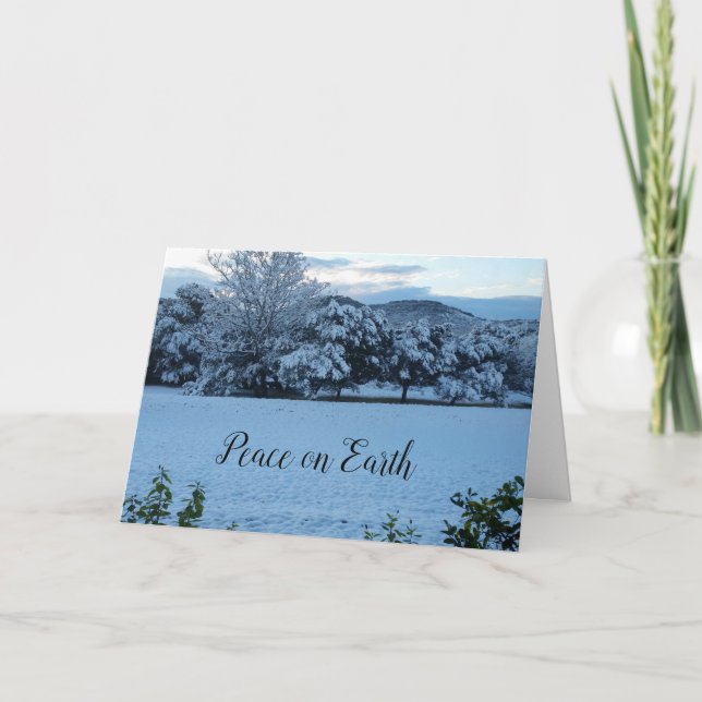 Peace on Earth Holiday Cards (Front)