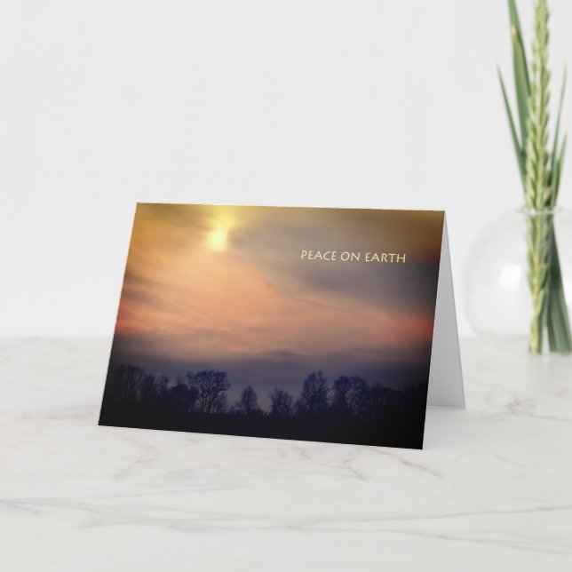 Peace on Earth - Holiday Greeting Card (Front)