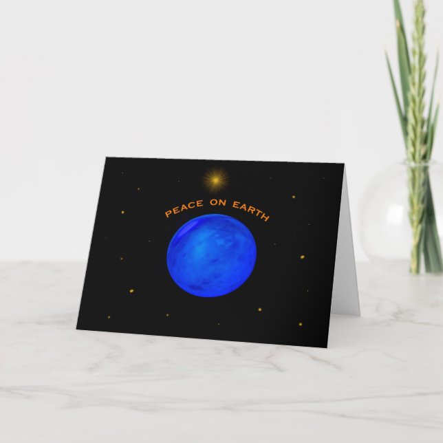 Peace on Earth - Holiday Greeting Card (Front)
