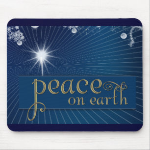 Peace on earth ... in heavenly peace mouse mat