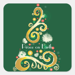 Peace on Earth IV Square Sticker