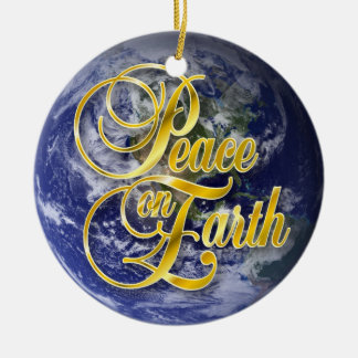 Peace on Earth John 14:27 Ceramic Tree Decoration