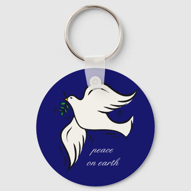 Peace on Earth Key Ring (Front)