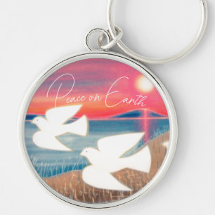 Peace on Earth Key Ring