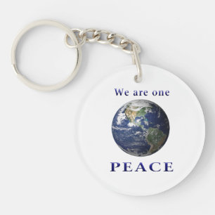 Peace on earth key ring