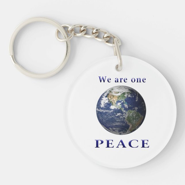 Peace on earth key ring (Front)
