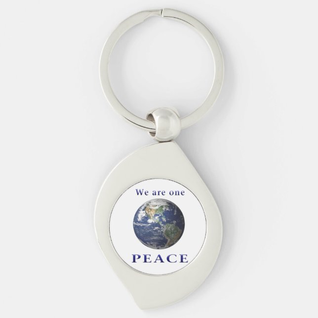 Peace on earth key ring (Front)