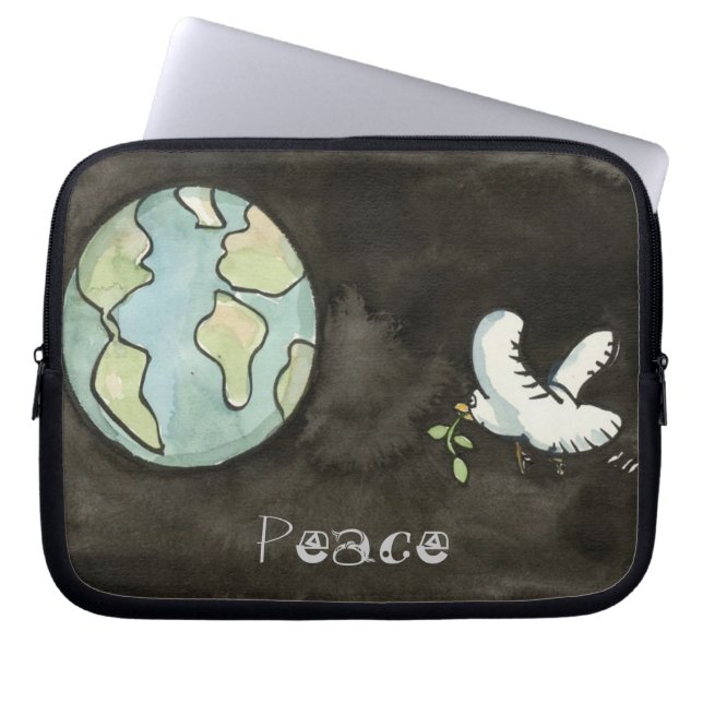 Peace on Earth Laptop Sleeve (Front)