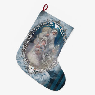 Peace on Earth Large Christmas Stocking