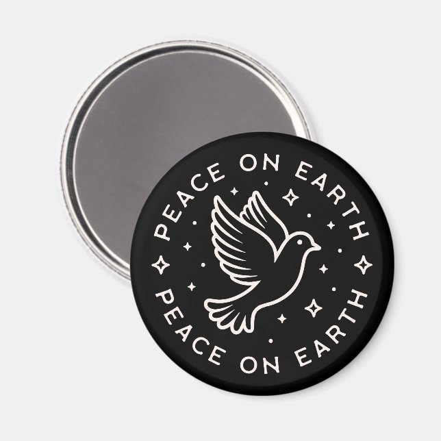 Peace on earth magnet (Front/Back)