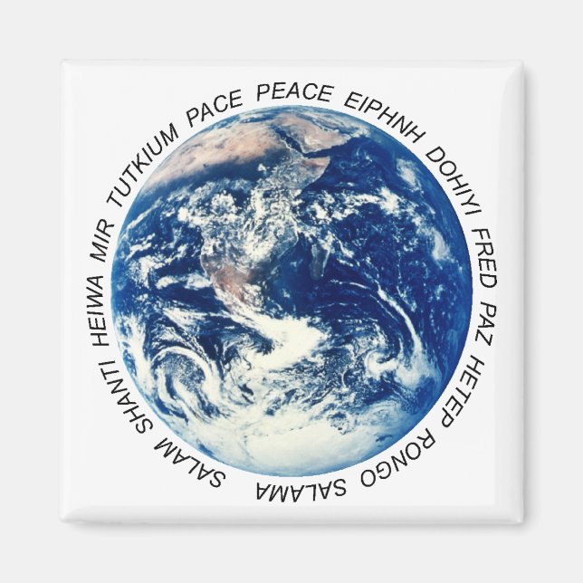 Peace on Earth Magnet (Front)